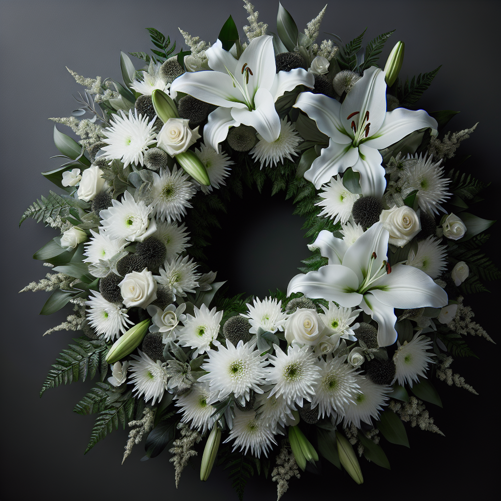 Wieńce i wiązanki pogrzebowe